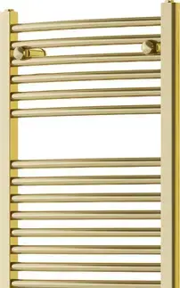 Radiátory do kúpeľne MEXEN - Ares vykurovací rebrík/radiátor 1200x500 mm, 420 W, zlatá W102-1200-500-00-50
