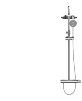 Sprchy a sprchové panely INVENA - Sprchový stĺp STONE PLUS, chróm AU-P3-001-V