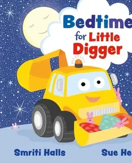 Leporelá, krabičky, puzzle knihy Bedtime for Little Digger - Smriti Halls