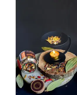 Svietniky Organické kadidlo Mandarin & Bay Leaf, v pohári