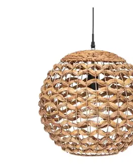 Svietidlá Atmosphera - Luster na lanku SAND 1xE27/40W/230V vodný hyacint 173216