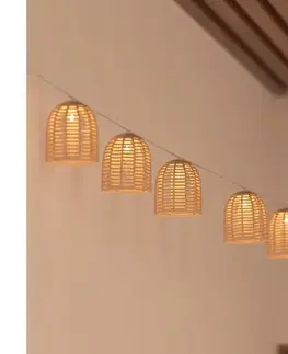 LED osvetlenie Atmosphera - LED solárny dekoračný reťazec AIA 10xLED 3,35m IP44 teplá biela 190613