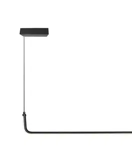 Svietidlá  LED Luster na lanku LED/12W/230V 4000K 90 cm čierna 6939