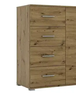 Komody a skrinky RADAN kombinovaná komoda 2D4S, dub Artisan