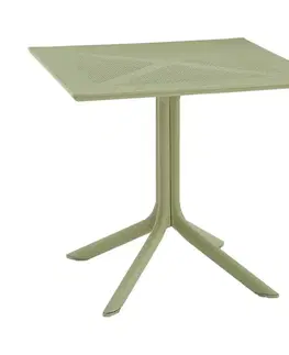 Záhradné stoly KONDELA Denton New záhradný stôl zelená