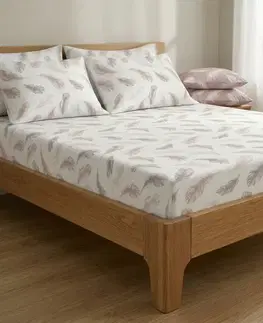 Plachty Kvalitex Bavlnené napínacie prestieradlo Shelby,biele, 180 x 200 cm, 180 x 200 cm