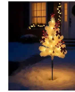 Vianočné dekorácie  Vianočná LED dekorácia LED/1W/230V 75 cm IP44 biela ML2408