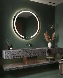 Kúpeľňové zrkadlá REA - Zrkadlo LED 90cm Modern HOM-00907