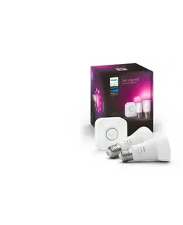 LED osvetlenie Základná sada Philips Hue WACA 2xE27/9W/230V 2000-6500K + Hue bridge 8719514291492