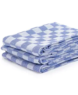 Uteráky 4Home Uterák pracovný Cube blue 50 x 90 cm, sada 3 ks