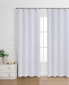 Záclony do obývačky Záclona na páske Anabel gold RP493 140x245 cm
