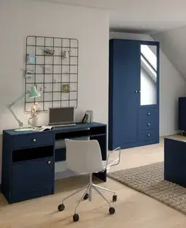 Komody ArtStol Komoda SIENA 2D3S | tmavomodrá
