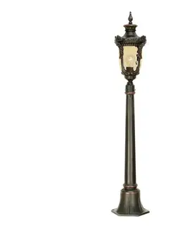 Záhradné lampy Elstead - Vonkajšia lampa PHILADELPHIA 1xE27/100W/230V IP44 čierna PH4-M-OB