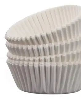 Dekorácie a bytové doplnky Cukrárenské košíčky 64x24x20 mm BANQUET 100 ks biele