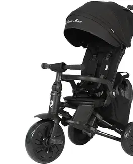 Trojkolky QPlay - Detská trojkolka 5v1 NOVA MAX čierna S703_Black
