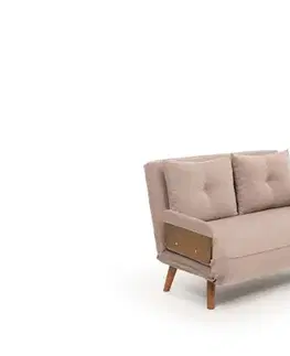 Pohovky a gauče Dvojmiestna rozkladacia pohovka Cosmo 2-Seater - Bohemian Mink