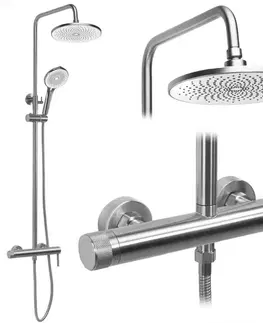 Kúpeľňové batérie REA REA - Sprchový set Rivo Brush Nickel REA-P9498