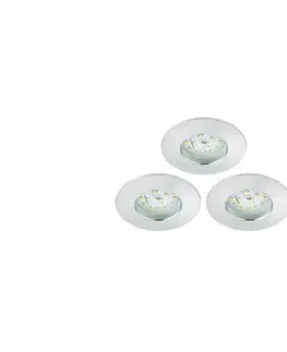 Svietidlá Briloner 8316-039-SADA 3x LED Stmievateľné kúpeľňové svietidlo LED/5,5W/230V IP44 8316-039