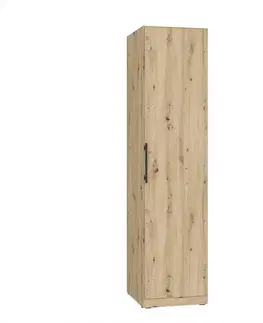 Šatníkové skrine Skriňa Cadixo cdxs81-d78 dub artisan