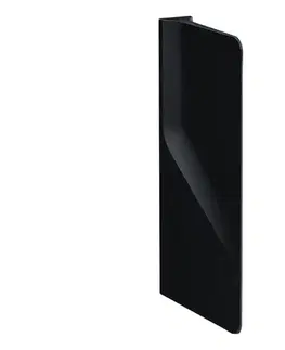 Svietidlá LAUFEN H8472800200001 - Deliaca stena pre pisoár VAL 69x37 cm keramika/lesklá čierna H8472800200001