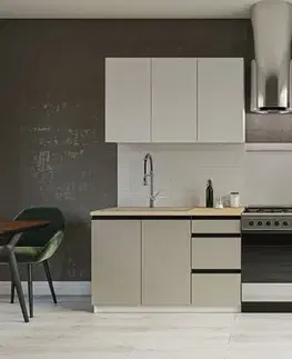 Kuchynské linky RENE moderná kuchynská linka 200 nymfea alba / stone grey