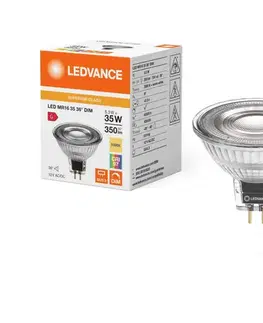 LED osvetlenie LED stmievateľná reflektorová žiarovka MR16 GU5,3/5,3W/12V 3000K 36° CRI 97 - Ledvance 4099854058837