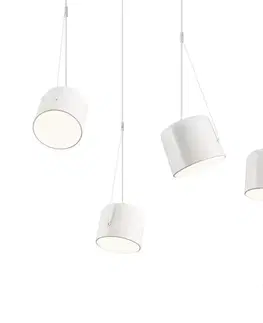 Svietidlá Redo 01-1827 - Luster na lanku DODO 5xE27/15W/230V pavúk biela 01-1827