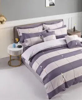 Obliečky 3 dielne obliečky Krepové polycotton Luisa krémová 200x140cm+90x70cm TiaHome