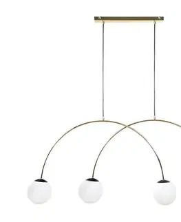 Svietidlá Zuma Line 1219 - Závesný luster na lanku BOW 4xE14/10W/230V zlatá 1219