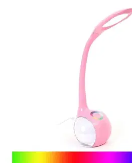 Lampy  LED RGB Stmievateľná stolná lampa LED/7W/230V ružová PDL20P