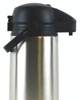 Termosky a termohrnčeky MAKRO - Termoska dávkovacia s pumpičkou 1,9L, 12x31x18cm