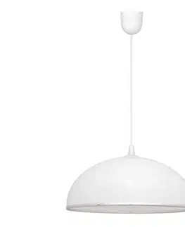 Svietidlá  Luster na lanku CIRCLE 1xE27/15W/230V biela WLA-05 WHITE OPAL CH