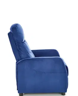 Kreslá HALMAR Felipe 2 relaxačné kreslo granátová