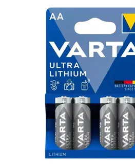 Predlžovacie káble Varta 6106301404 - 4 ks Líthiová batéria ULTRA AA 1,5V 6106301404