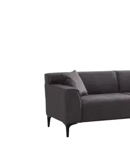 Pohovky a gauče Trojmiestna pohovka New Petra 3 - Anthracite