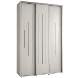 Šatníkové skrine Skriňa 45 Canaris 12 170 biela/silver