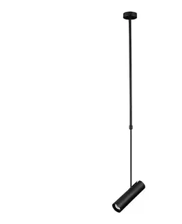 Svietidlá  Luster na tyči 1xGU10/35W/230V čierna 7573