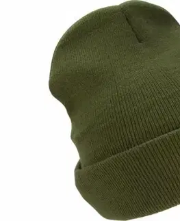 Zimné čiapky EXTOL LIGHT Čiapka pletená tmavozelená