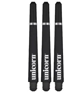 Násadky na šípky Násadky Unicorn Gripper 4 Black Long 3ks