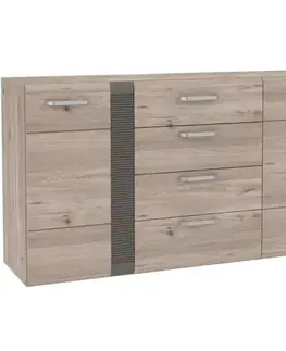 Komody do spálne Komoda Locarno  2D4S LCRK231-N92