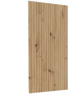 Kuchynské skrinky Čelo skrinky Luxeo F14-D45FZW ryfla dub