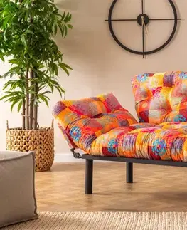 Pohovky a gauče Dvojmiestna rozkladacia pohovka Nitta - Patchwork