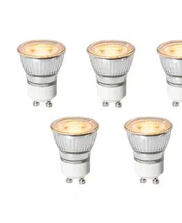 LED osvetlenie Sada 5 stmievateľných LED žiaroviek GU10 35 mm 4W 200 lm 2200K
