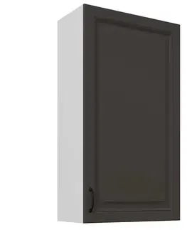 Kuchynské skrinky visiace Skrinka do kuchyne Stilo grafit matná/biely 60G-108 1F