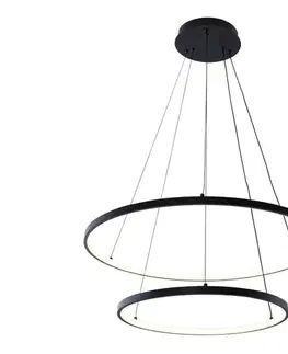 Svietidlá Zuma Line 18140BK-2 - LED Luster na lanku BRENO LED/50W/230V 3000/4000/6000K 18140BK-2