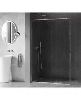 Sprchové dvere MEXEN/S - Kyoto-F Sprchová zástena WALK-IN s rámom 60 x 202, transparent 8 mm, chróm 800-060-104-01-00