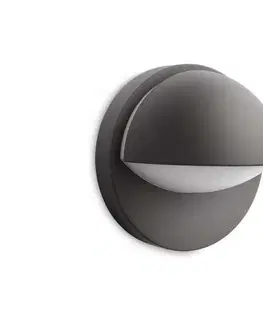 Svietidlá Philips - Vonkajšie nástenné svietidlo JUNE 1xE27/12W/230V IP44 antracit 871951438526900