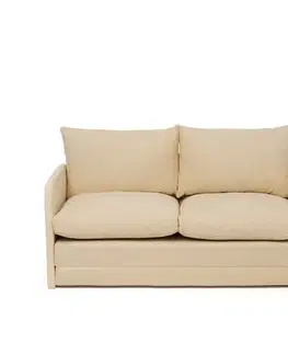 Pohovky a gauče Dvojmiestna rozkladacia pohovka Saga XL 2-Seater - Cream