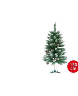 Vianočné dekorácie Eurolamp Vianočný stromček SNOWY 150 cm borovica 600-30170