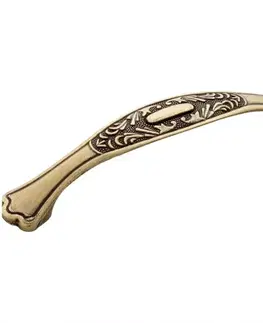 Úchytky a rukoväte Rukoväť retro ur050 patina/mosadz